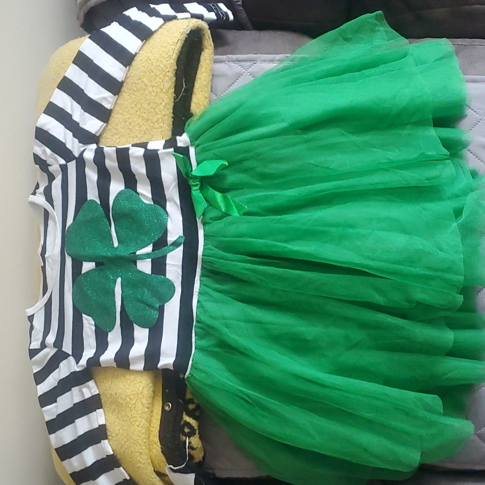 Girls Shamrock dress